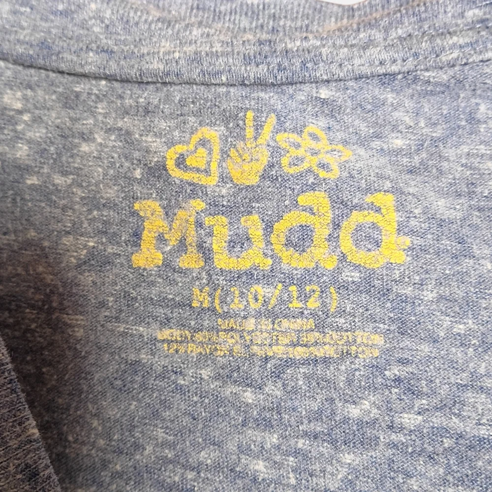 Mudd Children Girls 10/12 Vintage 90s Short Sleeve Summer Used Trendy‎ Shirt Top